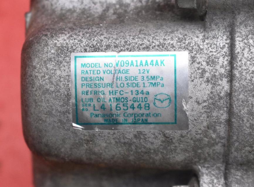 Mazda 2 II 2007-2014 hatchback 1.3 16v petrol 55 kW 2009  Kompresor klimatizácie V09A1AA4AK