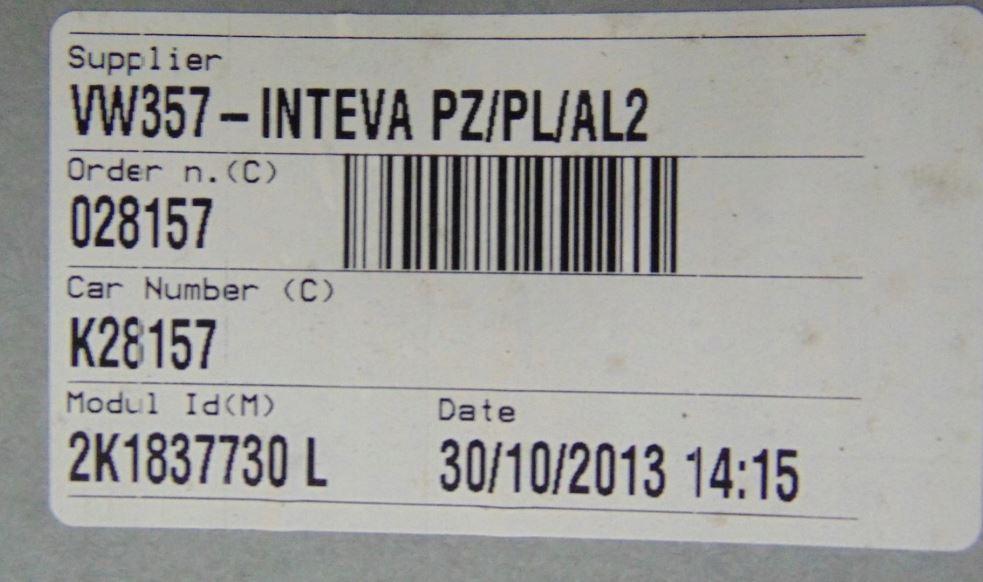 Skoda Octavia II 2004-2013 hatchback 1.9 TDI diesel MT 77 kW 2007  Mechanizmus sťahovania okna predný pravý 1T0959702R 5K0959792