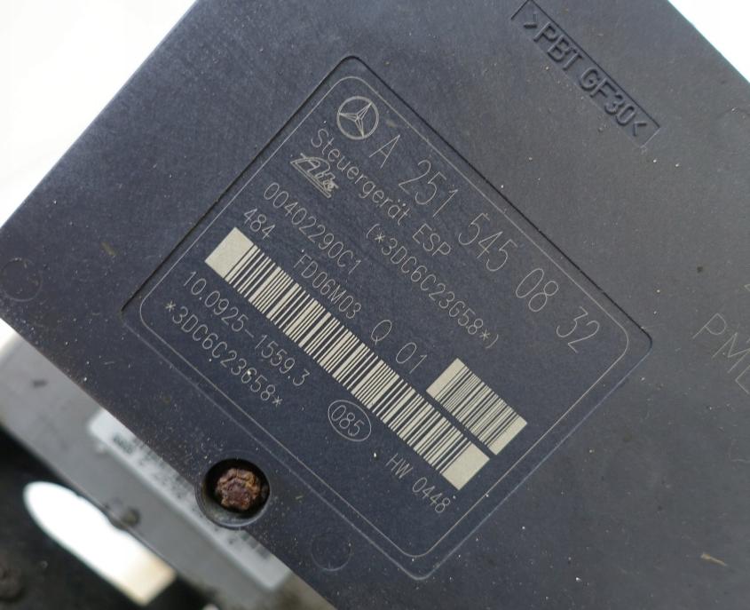 Mercedes R W251 2005-2013 hatchback 3.5 V6 petrol 272967 AT 200 kW 2006  Pumpa ABS A2515450832 A1644311912