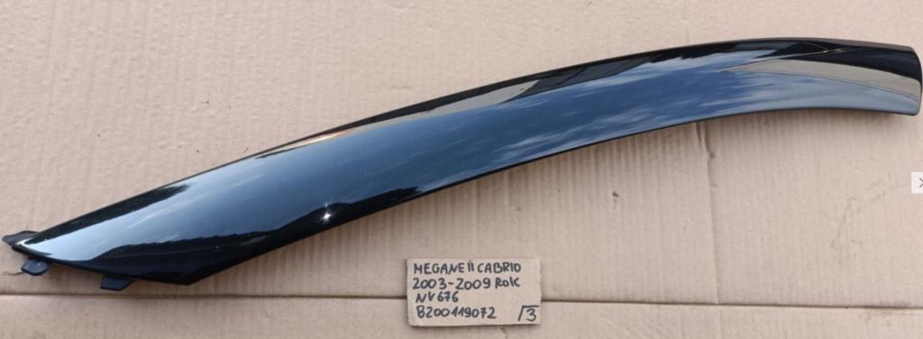 Renault Megane II COUPE CABRIO 2003-2008  1.9 DCI diesel MT 88 kW 2002  Lišta 8200119072