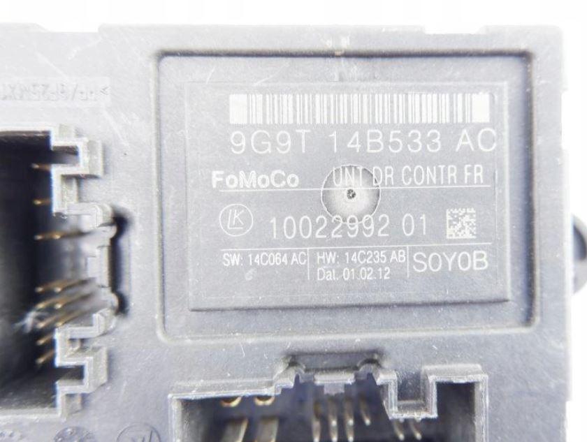 Ford Mondeo Mk4 2007-2014 hatchback 2.0 TDCI diesel AT 103 kW 2010  Riadiaca jednotka dverí 9G9T-14B533-AC