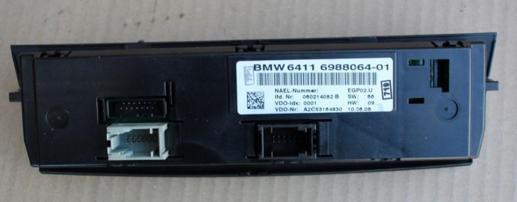 BMW 1 E87 2004-2011 hatchback   Panel kúrenia/klimatizácie 6988064