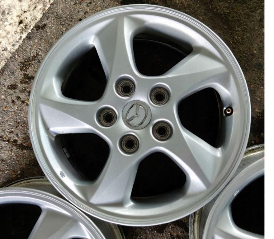 Mazda 3 I BK 2003-2009 sedan 2.0 16v petrol MT 110 kW 2008 Hliníkový disk 15 6J 5X114,3 ET50
