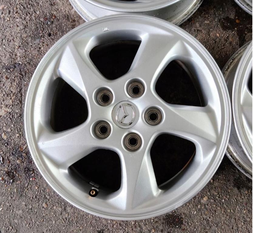 Mazda 3 I BK 2003-2009 sedan 2.0 16v petrol MT 110 kW 2008 Hliníkový disk 15 6J 5X114,3 ET50