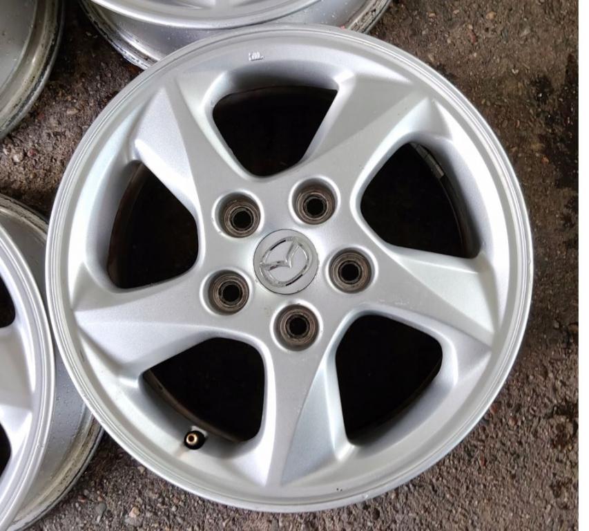 Mazda 3 I BK 2003-2009 sedan 2.0 16v petrol MT 110 kW 2008 Hliníkový disk 15 6J 5X114,3 ET50