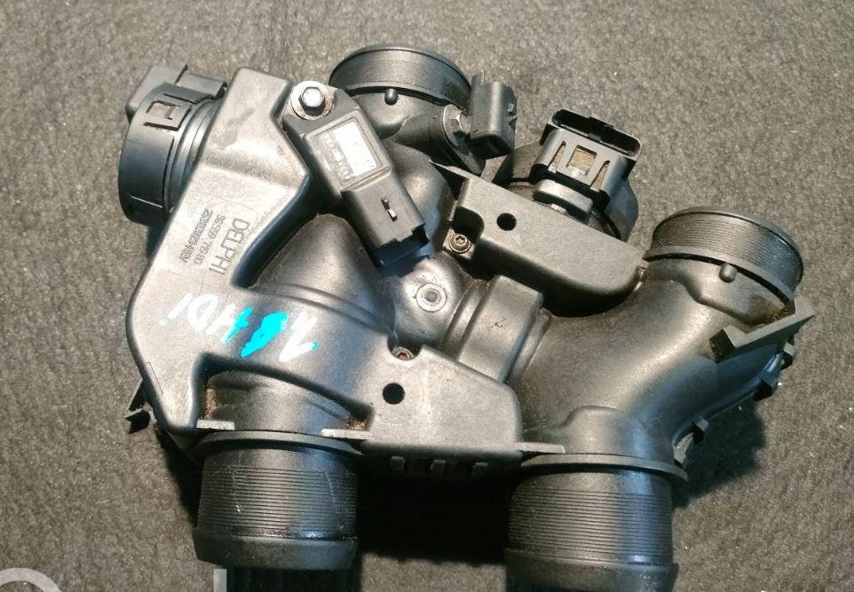 Peugeot 307 hatchback 1.6 HDI diesel 66 kW 2007  Škrtiaca klapka 9655971980 25360823