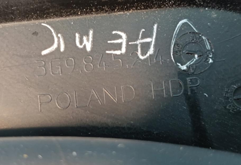 Volkswagen Passat B8 2024- combi Sklo zadných pravých dverí 3G9845214AE