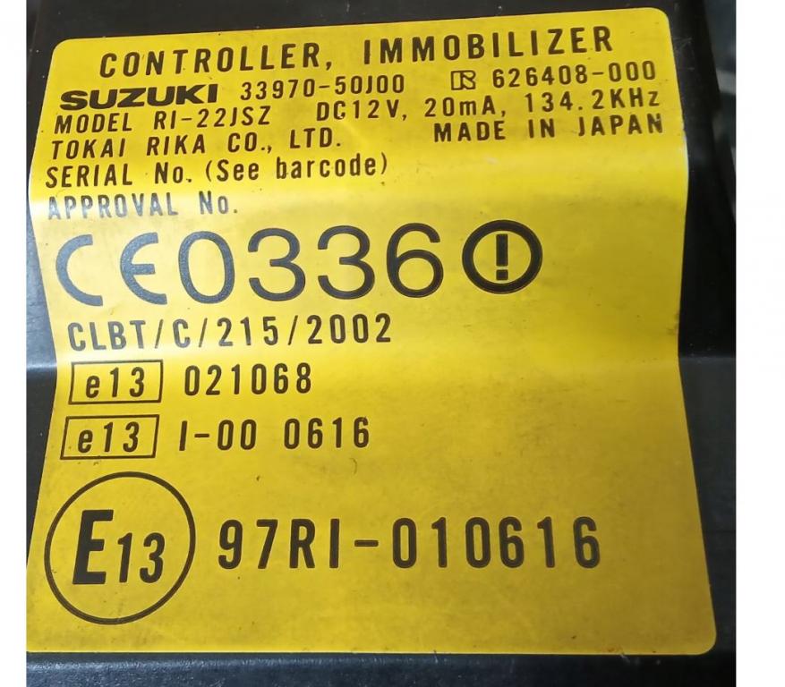 Suzuki Grand Vitara I 1998-2005 hatchback 2.0 16v petrol MT 94 kW 1999  Spínacia skrinka 33970-50J00