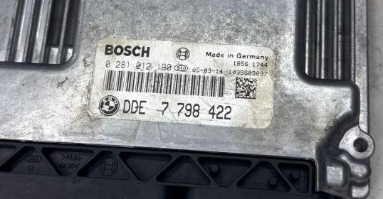 BMW 5 E60 2003-2010 combi 2.0 D diesel manual MT 120 kW 2008  Riadiaca jednotka motora 0281012190 7798422