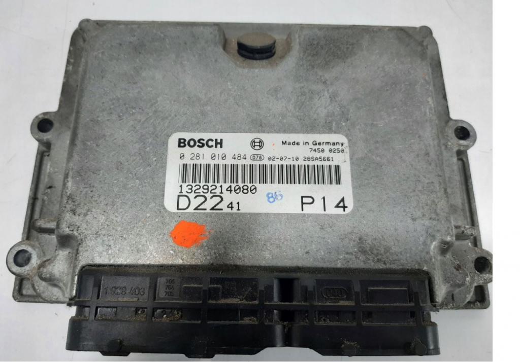 Citroen Jumper I 1994-2006 2.2 HDI diesel 74 kW 2002  Riadiaca jednotka motora (štartovací komplet) 1329214080 0281010484