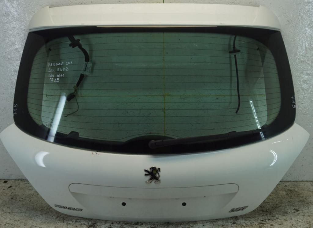 Peugeot 207 hatchback 1.4 16v petrol MT 70 kW 2008  Kapota zadná (kufor) EWPB