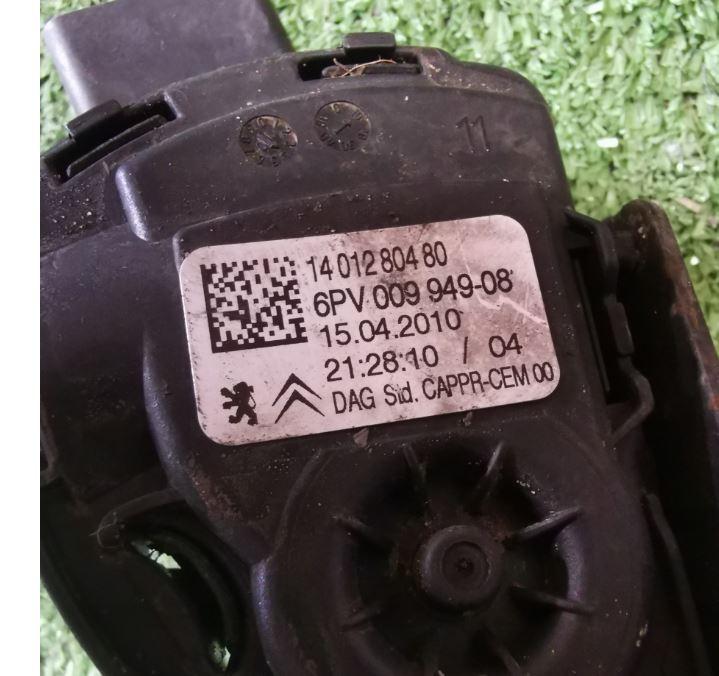 Fiat Scudo II 2006-2016 hatchback 2.0 JTD diesel MT 88 kW 2008  Potenciometer plynového pedálu 1401280480