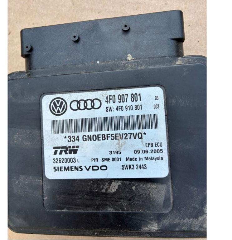 Audi A6 C6 2004-2011 sedan 3.0 TDI diesel AT 171 kW 2007  Modul ručnej (parkovacej) brzdy 4F0907801