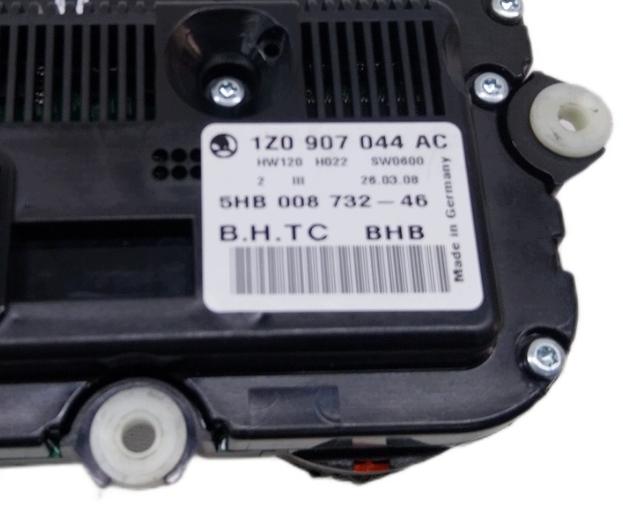 Skoda Octavia II 2004-2013 Panel kúrenia/klimatizácie 1Z0907044AC