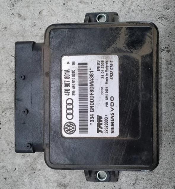 Audi A6 C6 2004-2011 sedan 3.2 FSI petrol AT 188 kW 2008  Modul ručnej (parkovacej) brzdy 4F0907801A