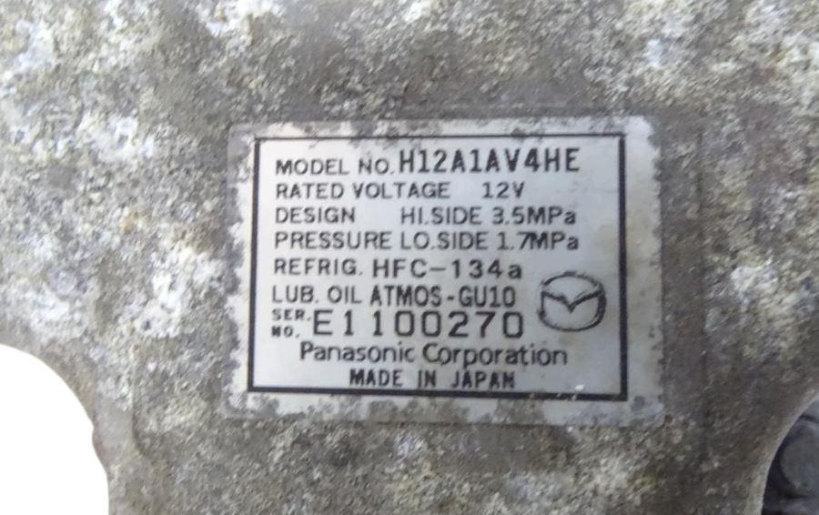Mazda 6 II GH 2007-2012 combi 2.2 CITD diesel MT 132 kW 2011  Kompresor klimatizácie H12A1AV4HE
