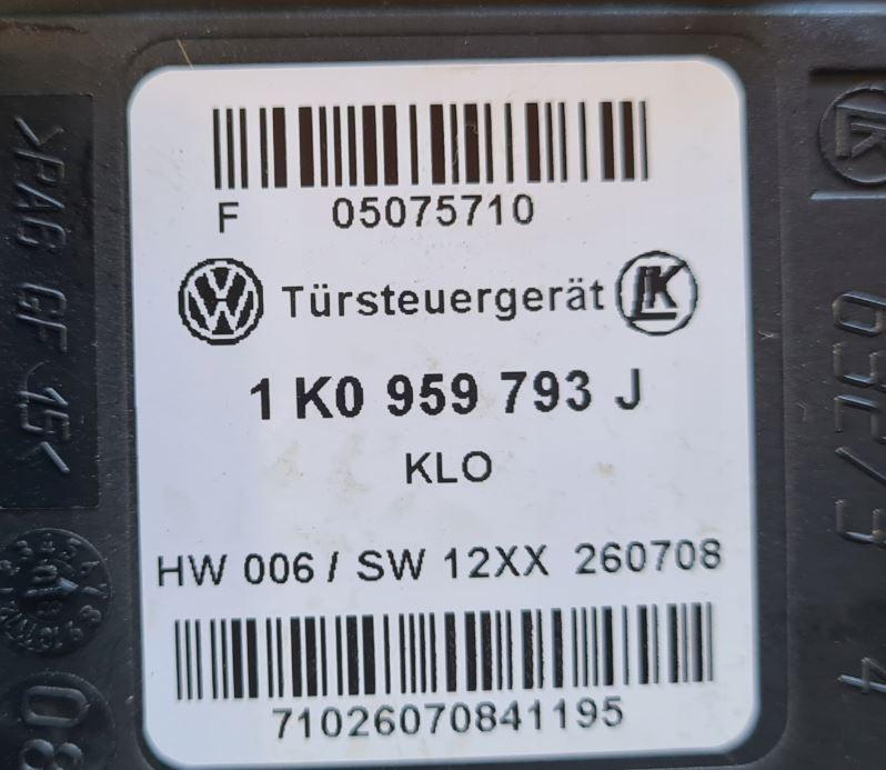 Volkswagen Tiguan I 2007-2016 hatchback 2.0 TDI diesel AT 103 kW 2009  Motorček okien predný ľavý 1K0959793J 5N0959701