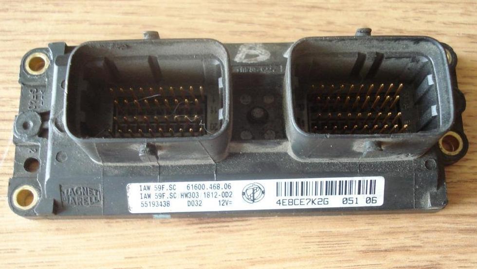 Fiat Doblo I 2001-2010 1.2 Riadiaca jednotka motora 55193438