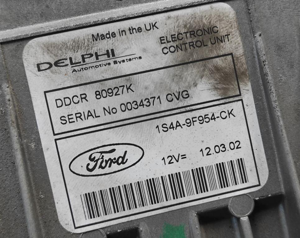 Ford Focus Mk1 1998-2004 hatchback 1.8 TDCI diesel MT 85 kW 2003  Riadiaca jednotka motora 1S4A9F954CK