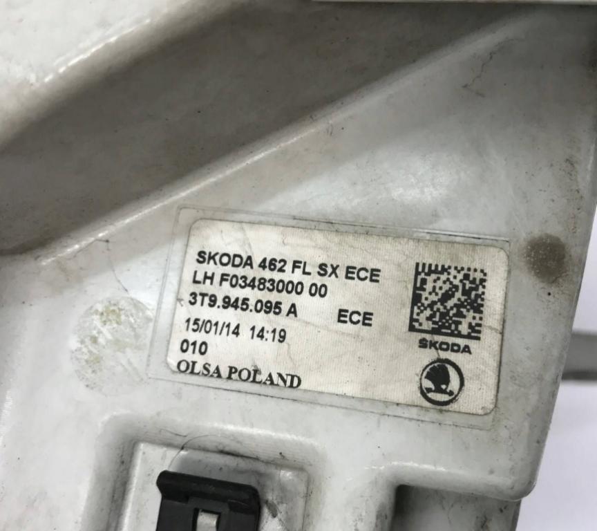 Skoda Superb II 2008-2015 combi Svetlo zadné ľavé 3T9945095A
