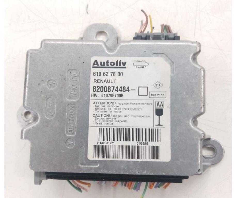 Renault Megane II 2003-2008 hatchback 1.5 DCI diesel MT 78 kW 2007  Riadiaca jednotka airbagu 610627800 8200874484
