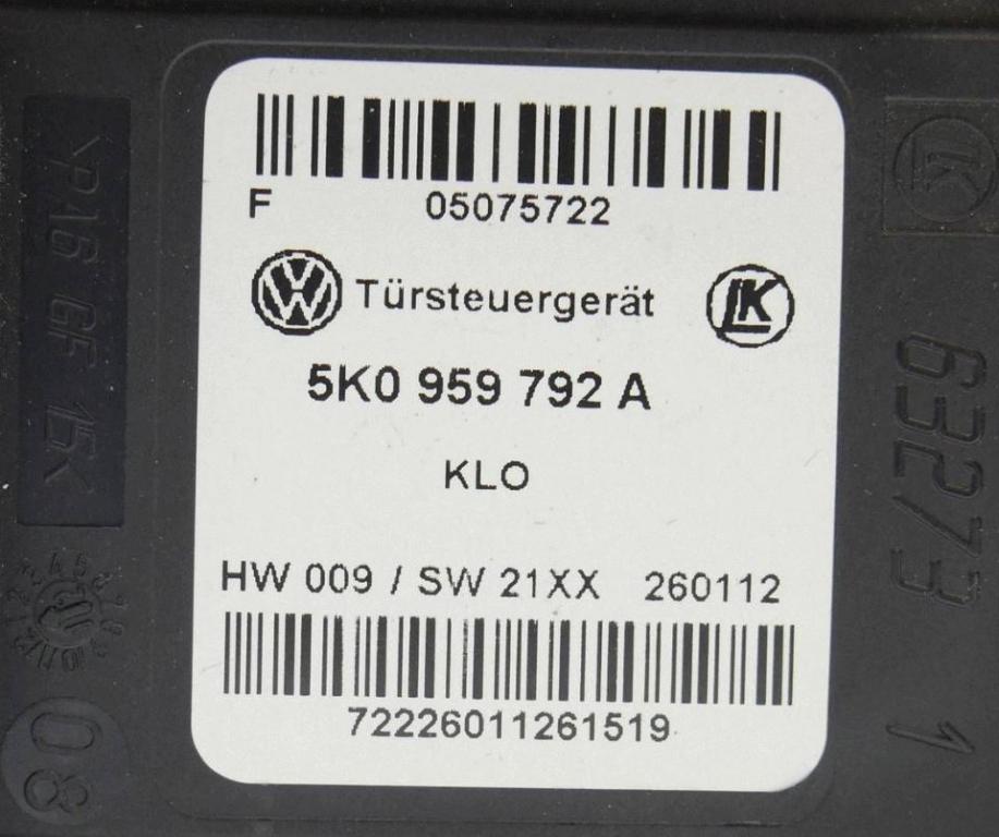 Skoda Octavia II 2004-2013 hatchback 1.4 TSI petrol MT 90 kW 2010  Motorček okien predný pravý 1T0959702S 5K0959792A
