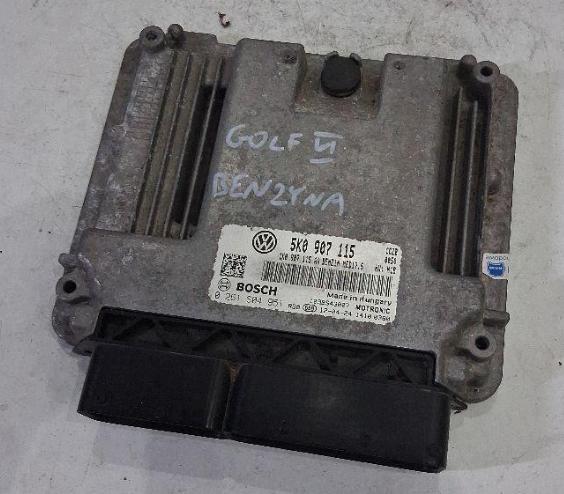 Volkswagen Golf VI 2008-2013 hatchback Riadiaca jednotka motora 5K0907115 0261S04951