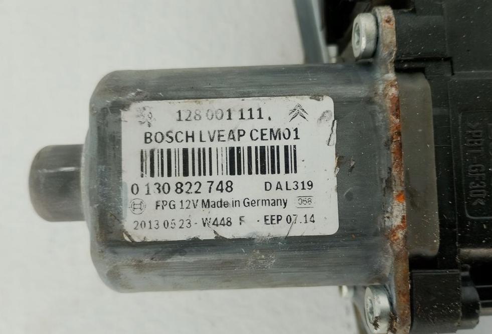 Citroen C5 III 2008-2017 Mechanizmus sťahovania okna predný ľavý 128001111 0130822748
