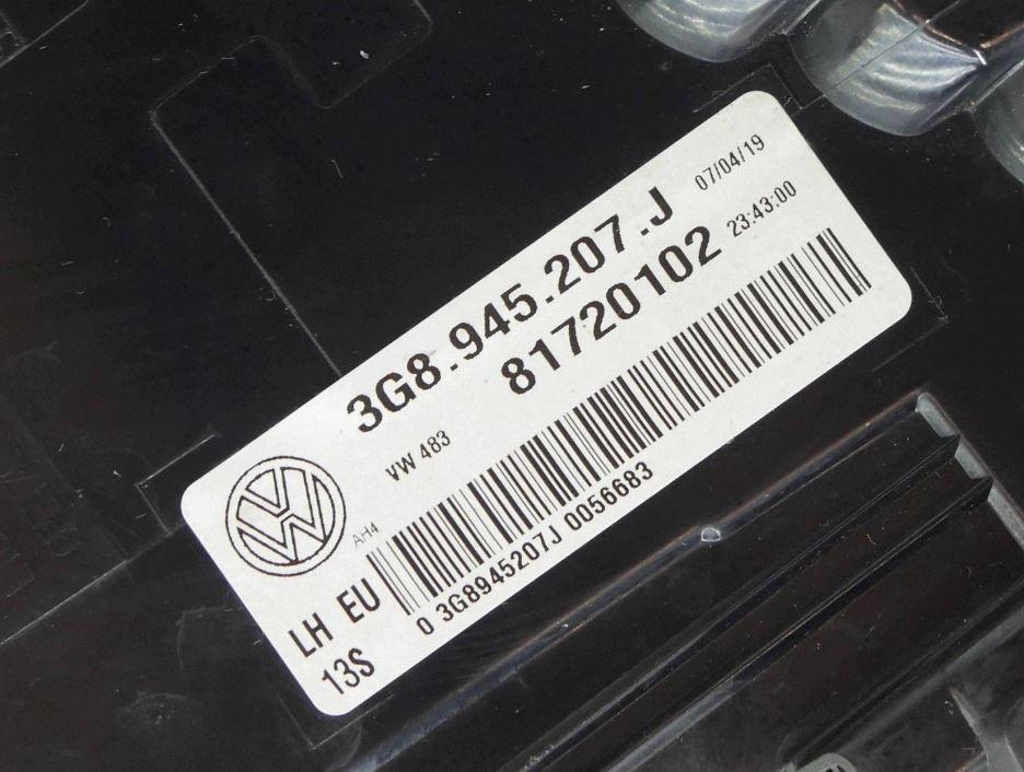Volkswagen Arteon 2017- 3H7, 3H8 liftback   Svetlo zadné ľavé 3G8945207J