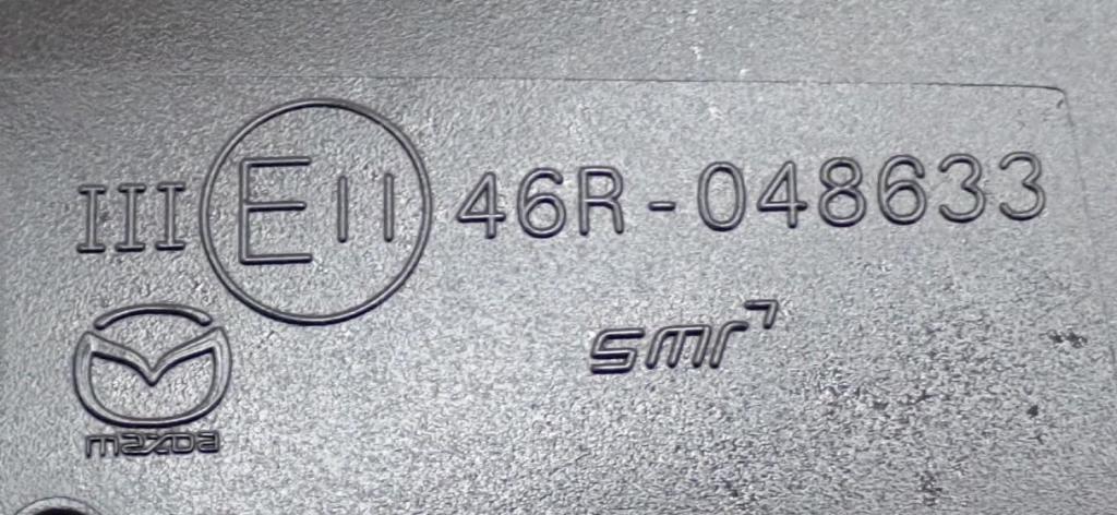 Mazda 3 III BM 2013-2018 sedan 2.0 16v petrol AT 88 kW 2018 Spätné zrkadlo vonkajšie pravé 9 PIN
