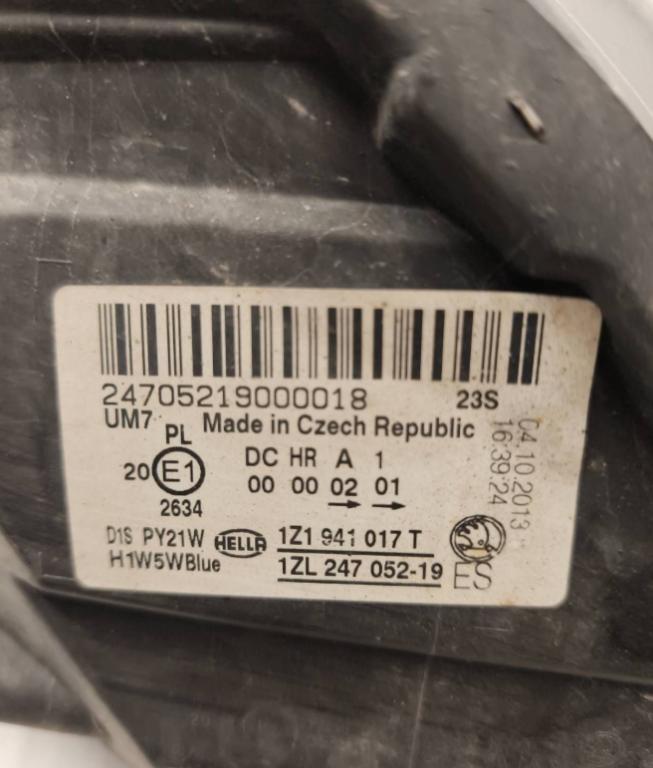 Skoda Octavia II 2004-2013 Svetlo predné ľavé 1Z1941017T