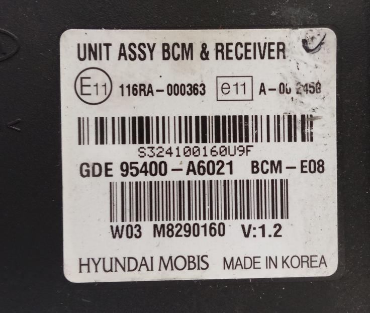 Hyundai I30 I 2007-2012 combi 1.6 CRDI diesel MT 85 kW Modul komfortu 95400-A6021