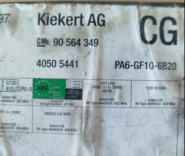 Opel Vectra B 1995-2002 sedan 2.0 DTI diesel MT 74 kW 1999  Modul komfortu 90564349