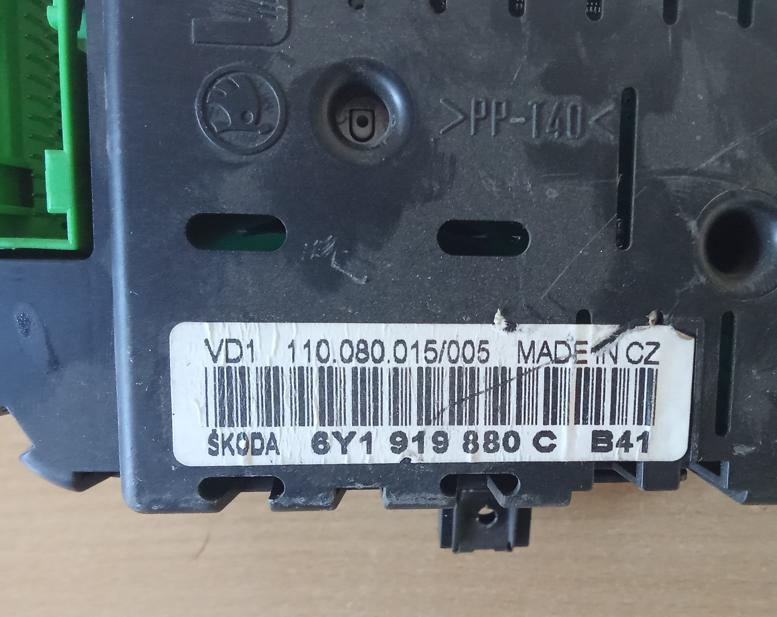 Skoda Fabia I 1999-2007 combi 1.2 Prístrojová doska 6Y1919880C