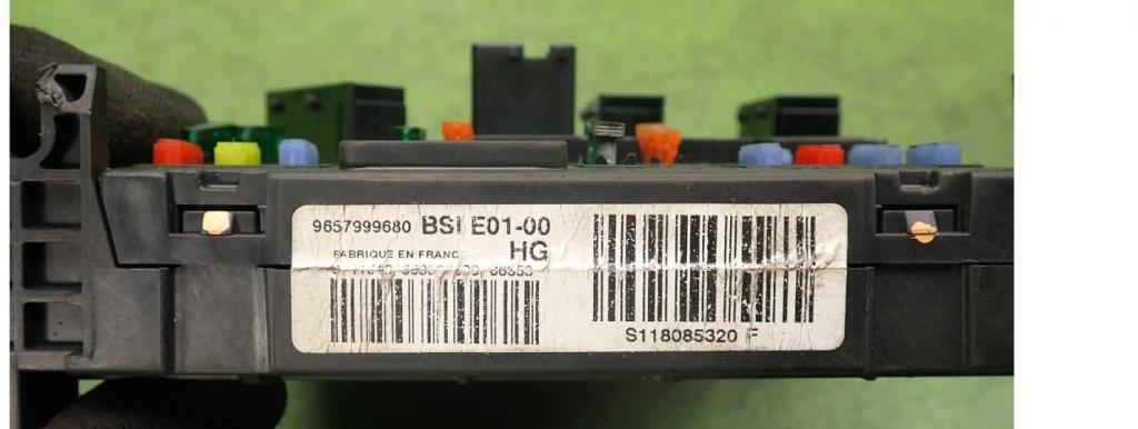 Citroen Berlingo I 1996-2008 hatchback 1.6 HDI diesel MT 66.2 kW 2007  Modul BSI 9657999680