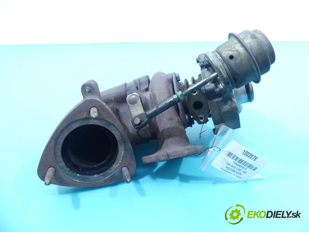 Opel Vectra C 2002-2008 2.0 dti 101 HP manual 74 kW 1995 cm3 4- turbodúchadlo, turbo 708866-2 (Turbodúchadlá (kompletné))