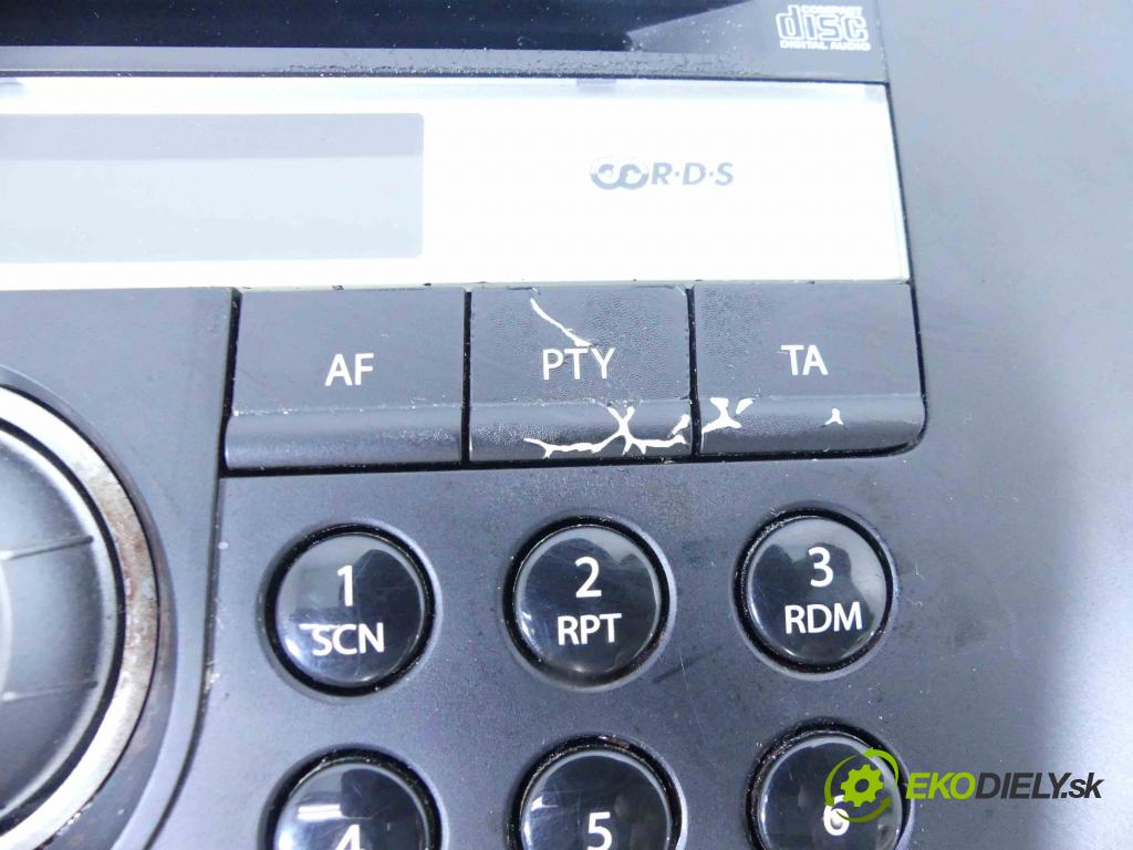 Fiat Sedici 1.6 16V 120 HP manual 88 kW 1586 cm3 5- Radio továreň: 39101-79J0