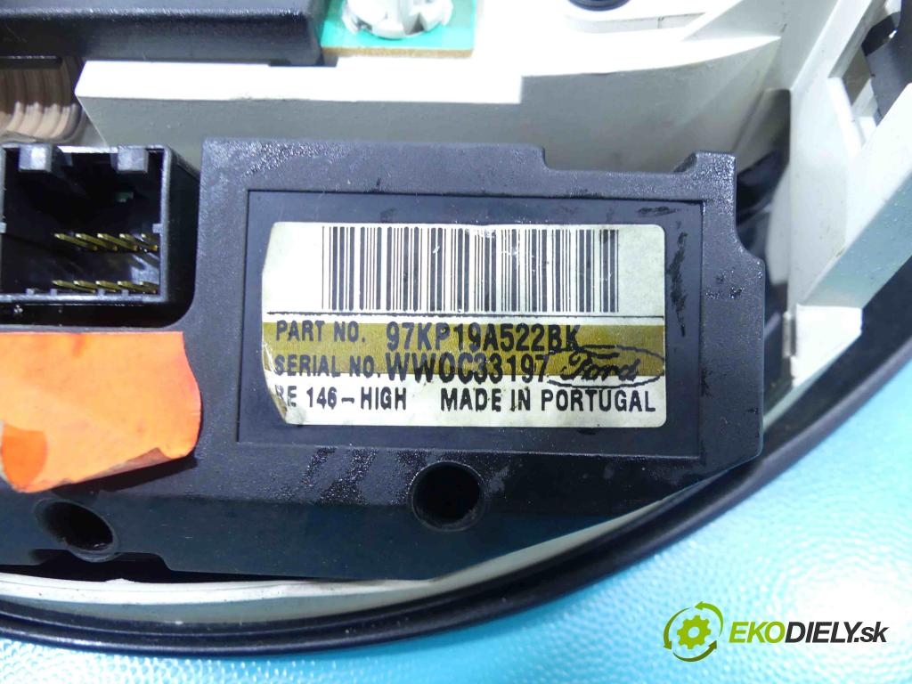 Ford Ka Mk1 1996-2008 1.3 60 HP manual 44 kW 1299 cm3 3- panel kúrenia 97KP19A522BK