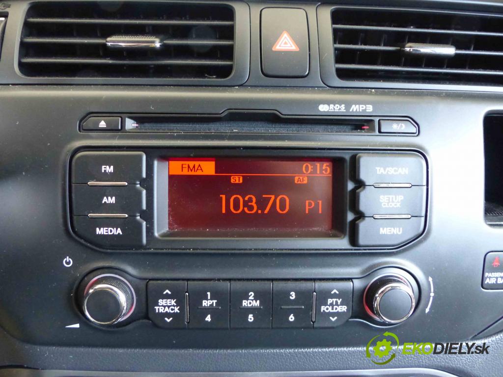 Kia Rio III 2011-2017 1.2 16v 84KM manual 62 kW 1248 cm3 5- Radio továreň: 961701W700CA