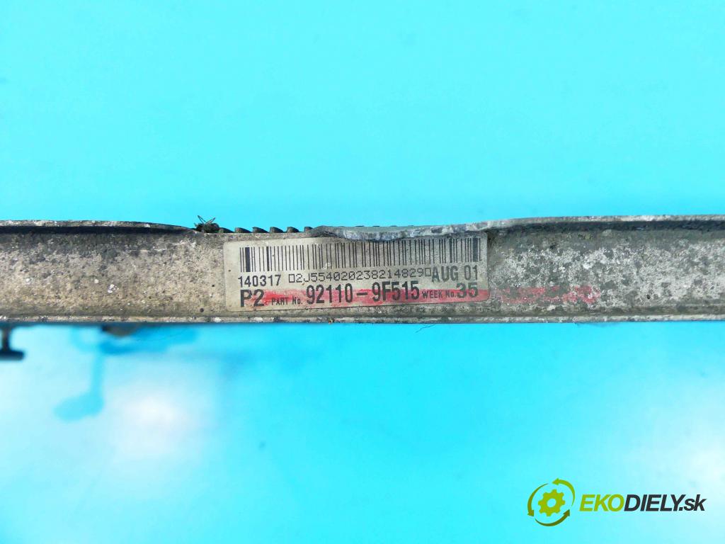 Nissan Primera P11 1996-2002 1.6 16v 106 HP manual 78 kW 1597 cm3 5- chladič klimatizácie 92110-9F515 (Chladiče klimatizácie)