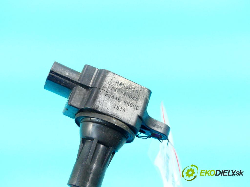 Nissan Primera P11 1996-2002 1.6 16v 106 HP manual 78 kW 1597 cm3 5- cievka zapaľovacia 224486N000 (Zapaľovacie cievky, moduly)