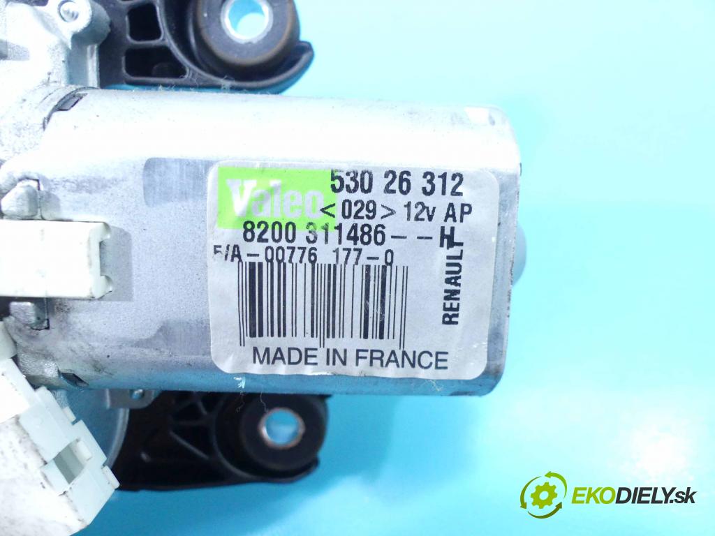 Renault Clio III 2005-2012 1.5 dci 86 hp manual 63 kW 1461 cm3 5- motor stěrače zadní 8200311486
