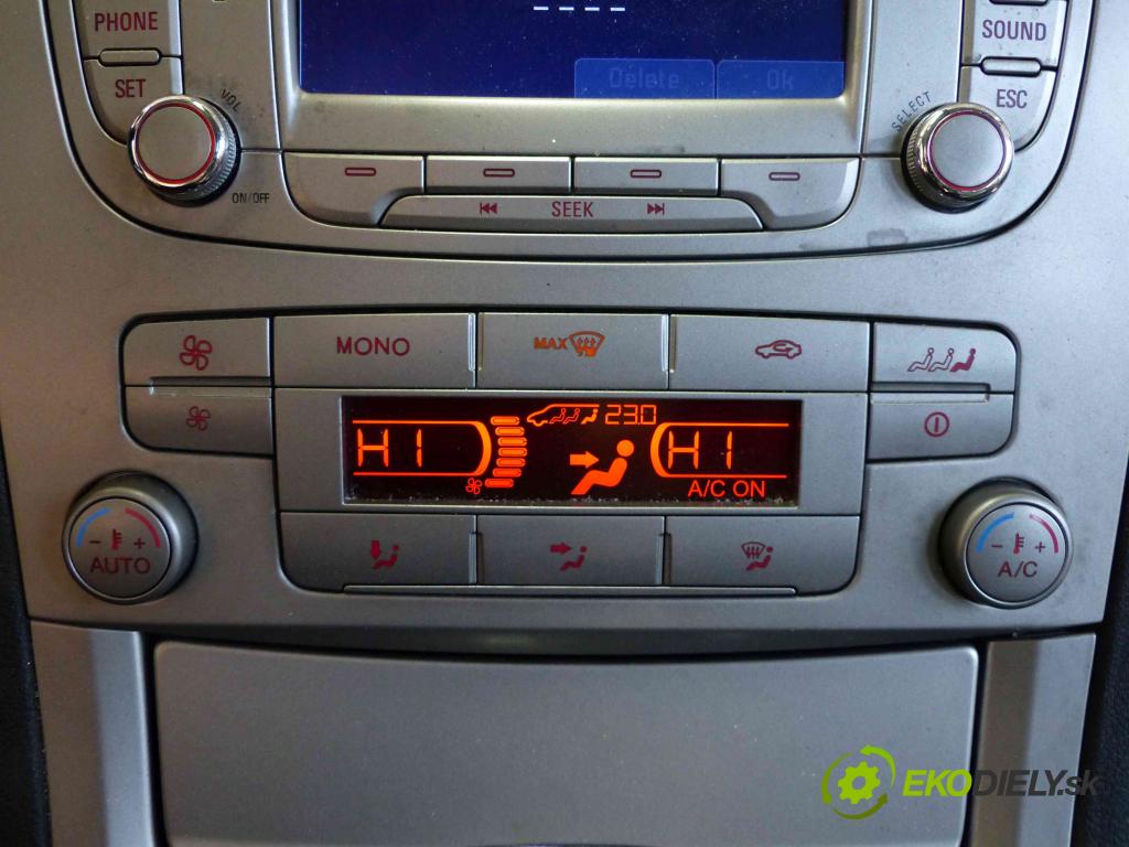 Ford Galaxy Mk2 2006-2015 2.0 tdci 136hp manual 100 kW 1997 cm3 5- palubní deska panel topení 7S7T-18C612-CK