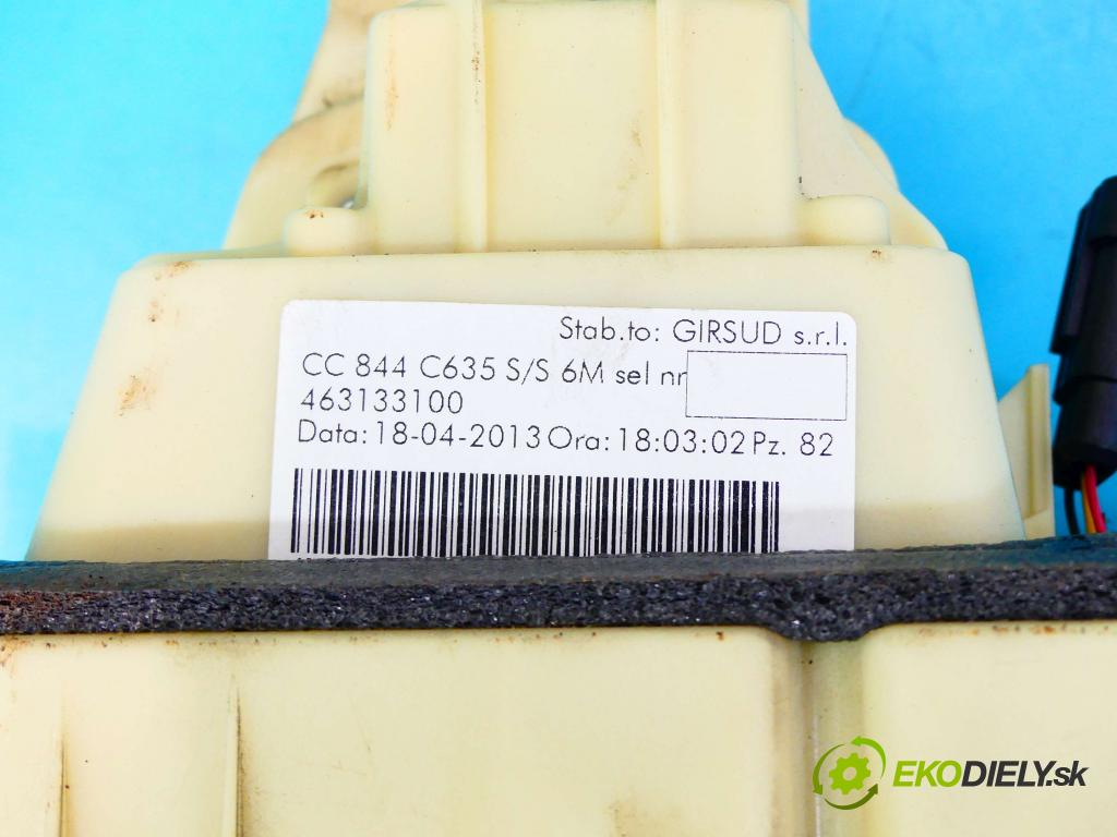 Lancia Delta III 2008-2014 1.4 T 140 HP manual 103 kW 1368 cm3 5- Páka: Změny: stupeň,rýchlosť 463133100 (Rýchlostné páky / kulisy)