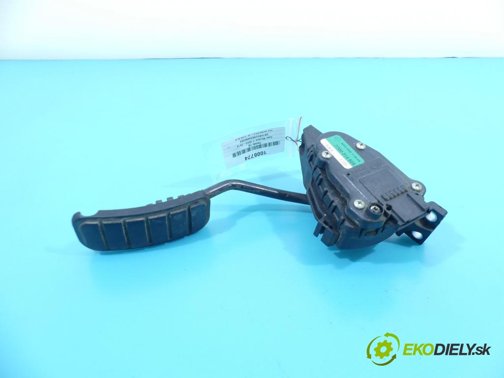 Opel Movano II 2003-2010 2.5 CDTI 114 HP manual 84 kW 2463 cm3 5- pedále 6PV008119-04 (Pedále)