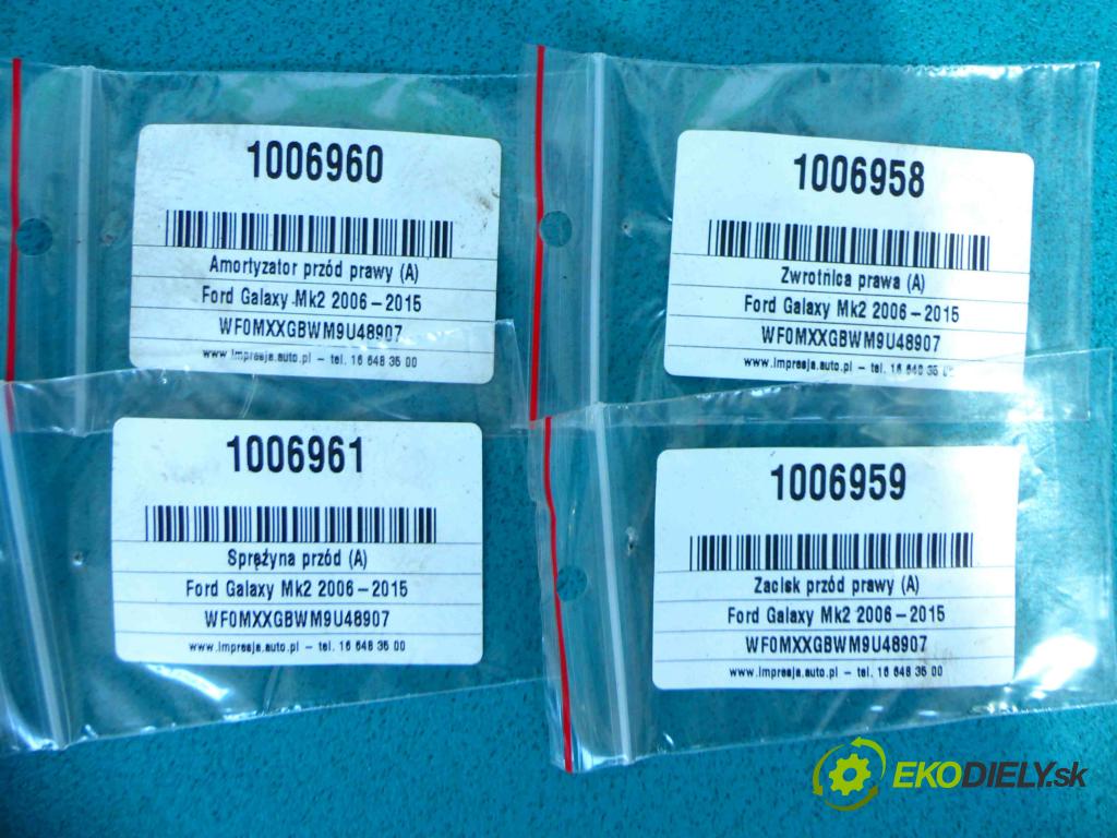 Ford Galaxy Mk2 2006-2015 2.0 tdci 136 HP manual 100 kW 1997 cm3 5- náboj pravé  (Náboje)