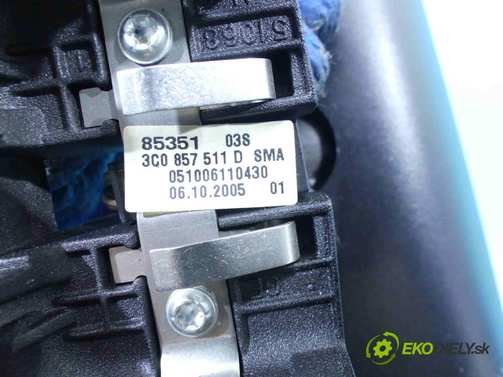 Vw Passat B6 2005-2010 2.0 tdi 140 HP manual 103 kW 1968 cm3 5- zrkadlo uvnitř: 3C0857511D (Spätné zrkadlá vnútorné)