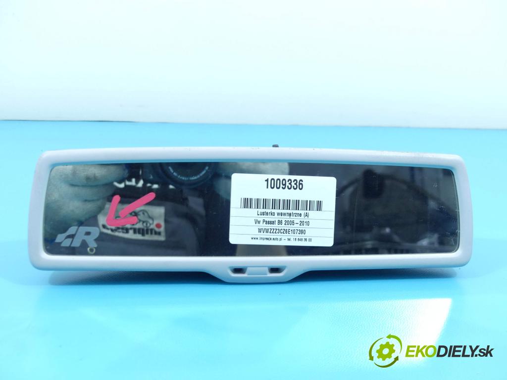 Vw Passat B6 2005-2010 2.0 tdi 140 HP manual 103 kW 1968 cm3 5- zrkadlo uvnitř: 3C0857511D (Spätné zrkadlá vnútorné)