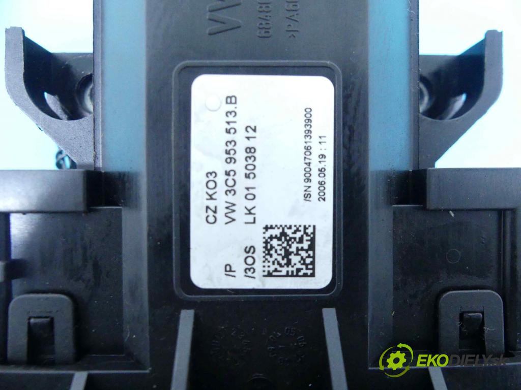 Vw Passat B6 2005-2010 1.9 tdi 105 HP manual 77 kW 1896 cm3 4- prepínač 3C5953507P