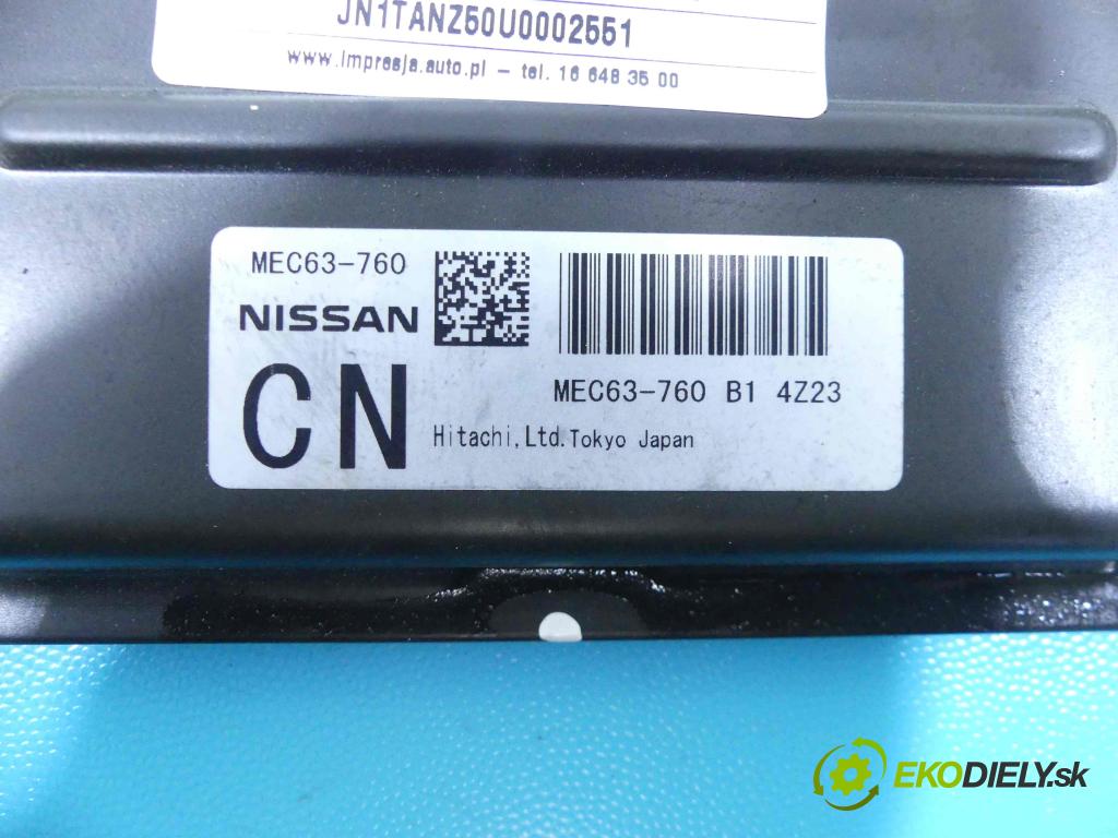 Nissan Murano Z50 2003-2008 3.5 V6 automatic 172 kW 3498 cm3 5- Jednotka riadiaca MEC63-760